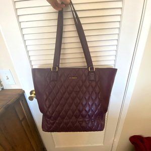 Vera Bradley Quilted Leather Tote